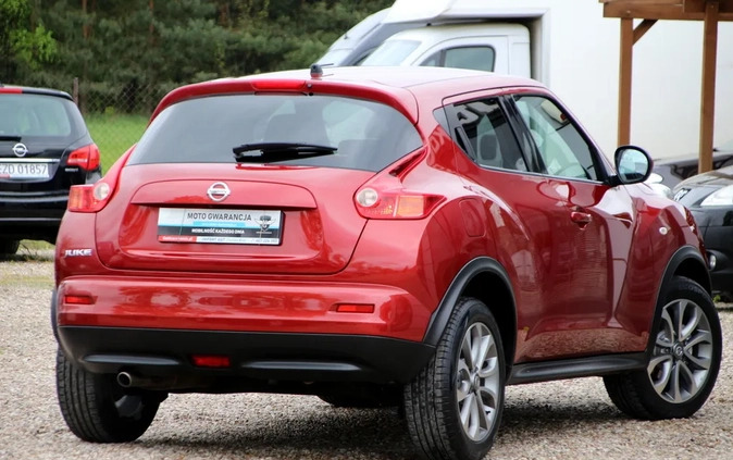Nissan Juke cena 38900 przebieg: 166000, rok produkcji 2013 z Okonek małe 596